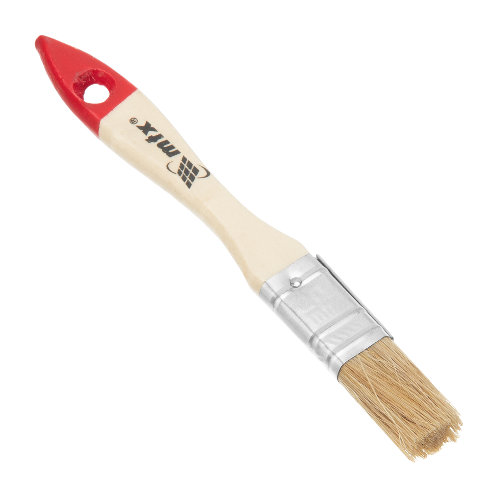 Кисть плоская "Стандарт" 3/4" (20 мм) натуральная щетина, деревянная ручка MTX (82515)