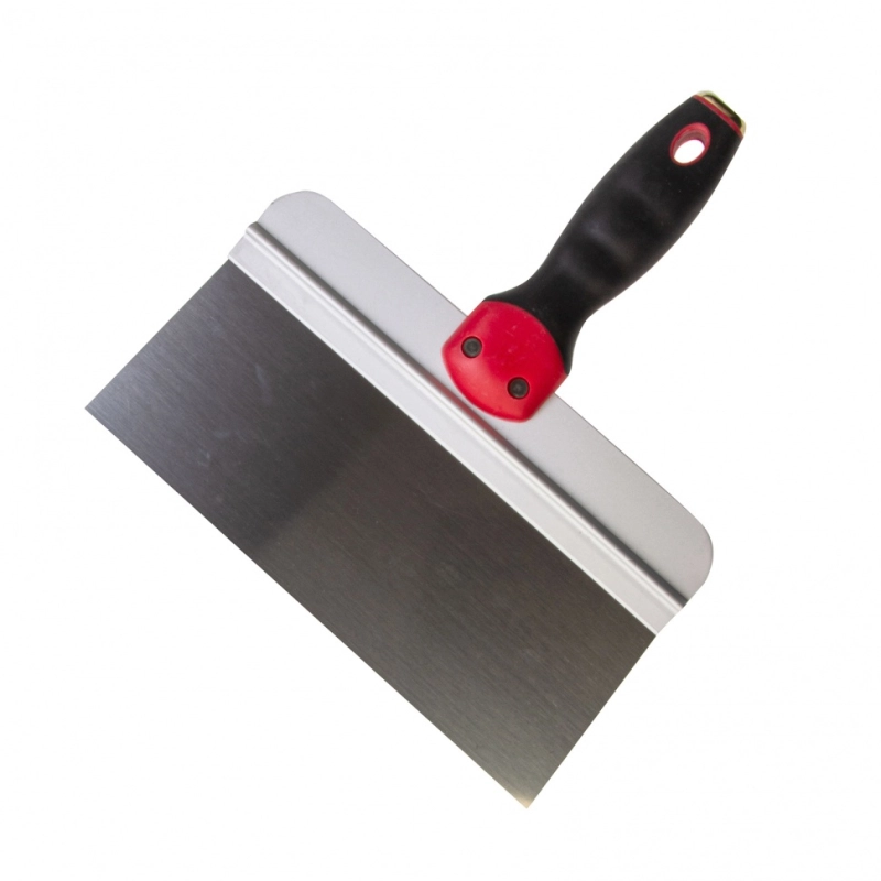 Шпатель фасадный из нержавеющей стали, 250 мм, двухкомпонентная ручка, широкое полотно Matrix (85529)