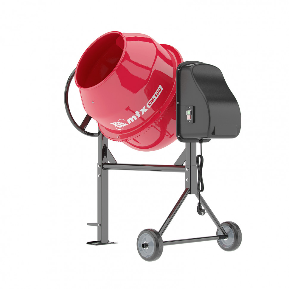 Бетоносмеситель CM180, 180 л, мощность 800 Вт Mtx (954925)