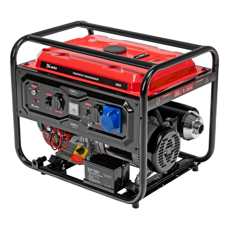 Генератор бензиновый RS-9000E, 7 кВт, 230В, электростартер MTX (946165)