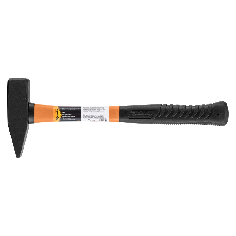 Молоток слесарный, 800 г, фибергласовая обрезиненная рукоятка Sparta (10378)