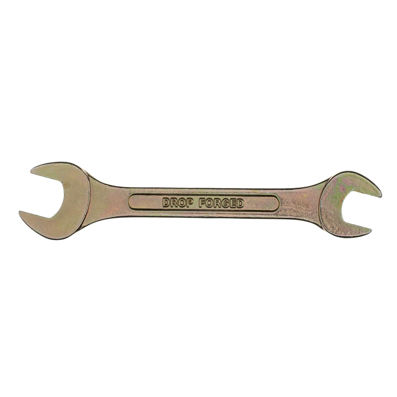 Ключ рожковый, 14 х 17 мм, желтый цинк Сибртех (14309)