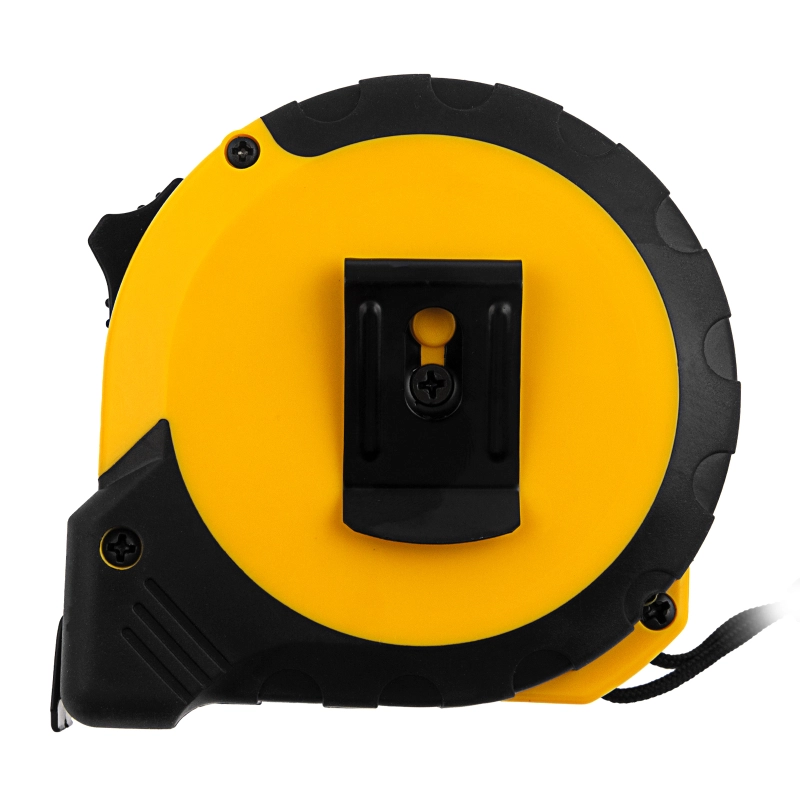 Рулетка 10м х 25мм, двухкомп. корпус, кнопка-пауза Denzel (31545)