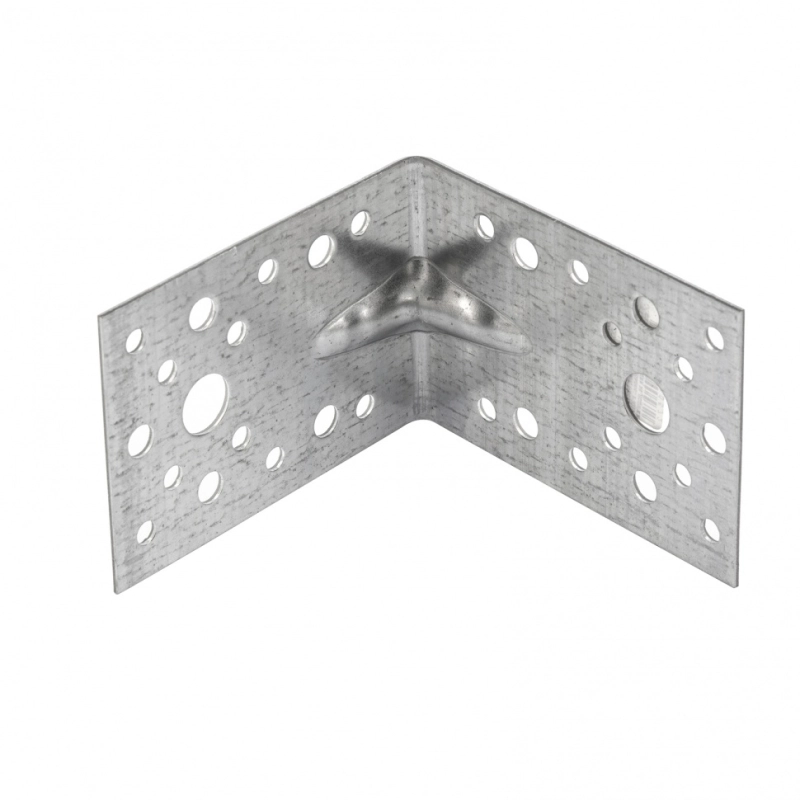 Крепежный уголок усиленный 1.7 мм, KUU 90 x 90 x 65 мм Сибртех (46412)