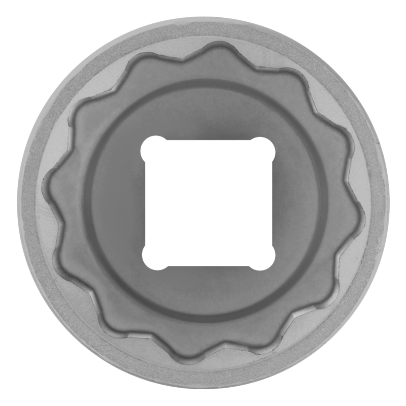 Головка торцевая, 30 мм, двенадцатигранная, CrV, под квадрат 1/2, хромированная Stels (13673)