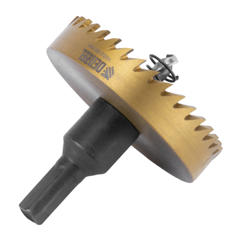 Коронка по металлу HSS, 63 мм, нитридтитановое покрытие Denzel (724120)