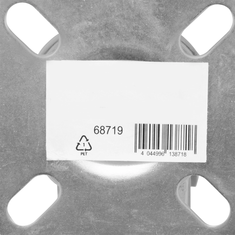 Колесо поворотное с тормозом D 50 мм, крепление  платформенное Сибртех (68719)