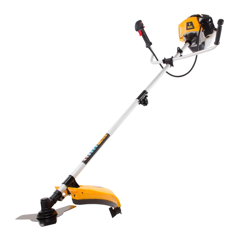 Триммер бензиновый DR-43S, 43 см3, разъемная штанга, состоит из 2 частей Denzel (96274)