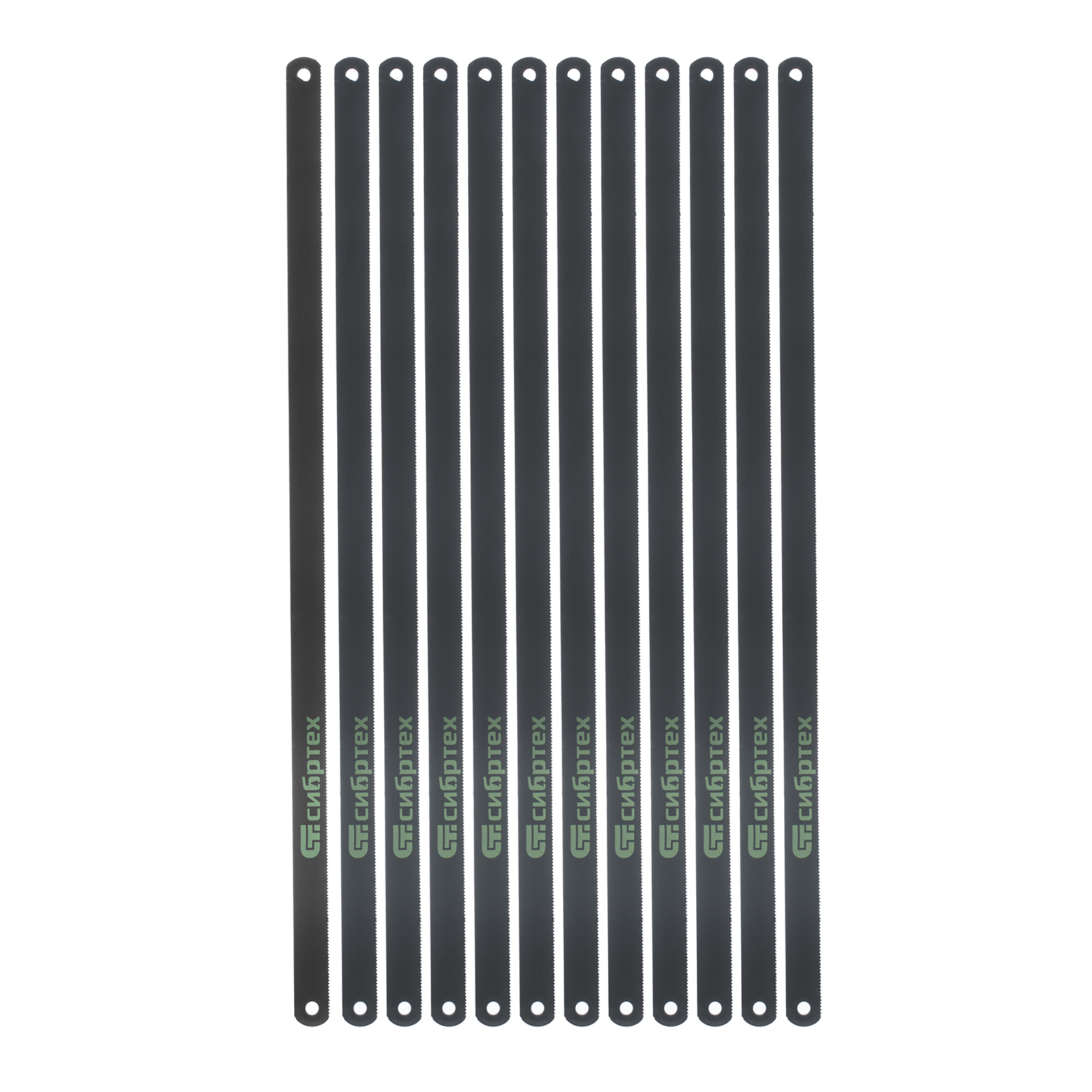 Полотна для ножовки по металлу, 300 мм, шаг 1 мм, 12 шт Сибртех (77764)