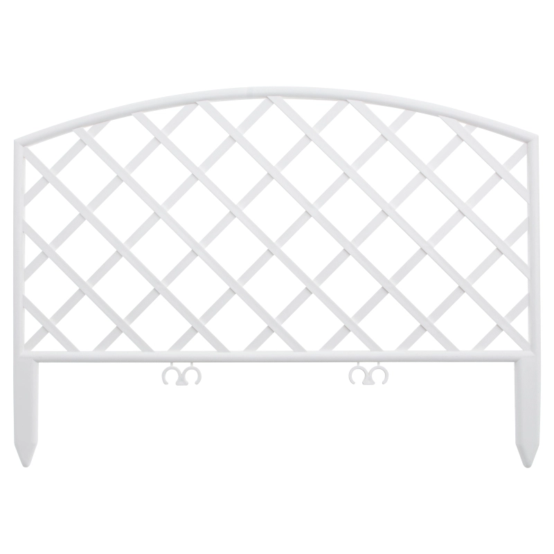 Забор декоративный "Сетка", 24 х 320 см, белый, Palisad (65021)