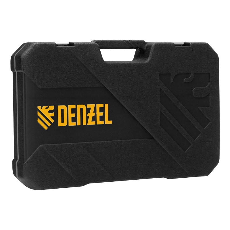 Набор инструментов, 1/2", 1/4", CrV, S2, пластиковый кейс, 100 предметов Denzel (15803)