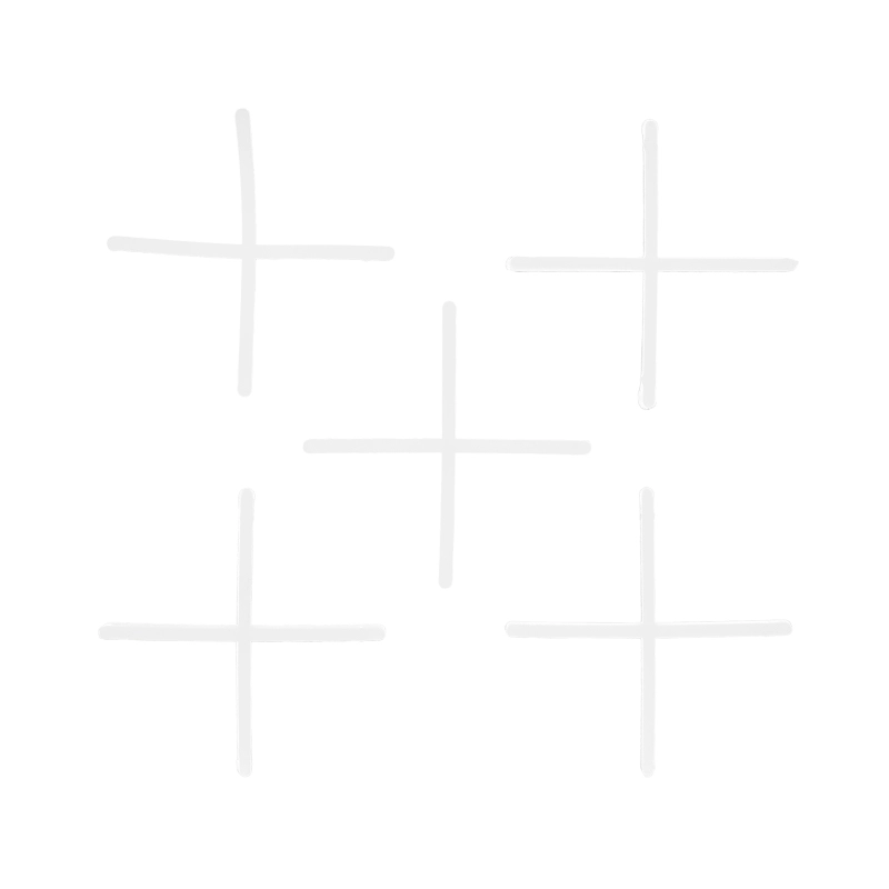 Крестики, 1.0 мм, для кладки плитки, 100 шт Matrix (88082)