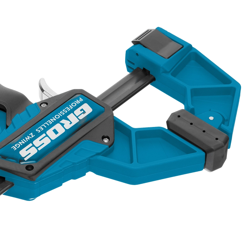 Струбцина реечная, быстрозажимная, пистолетного типа, пошаговый механизм, пластиковый корпус, 150 мм Gross (20700)