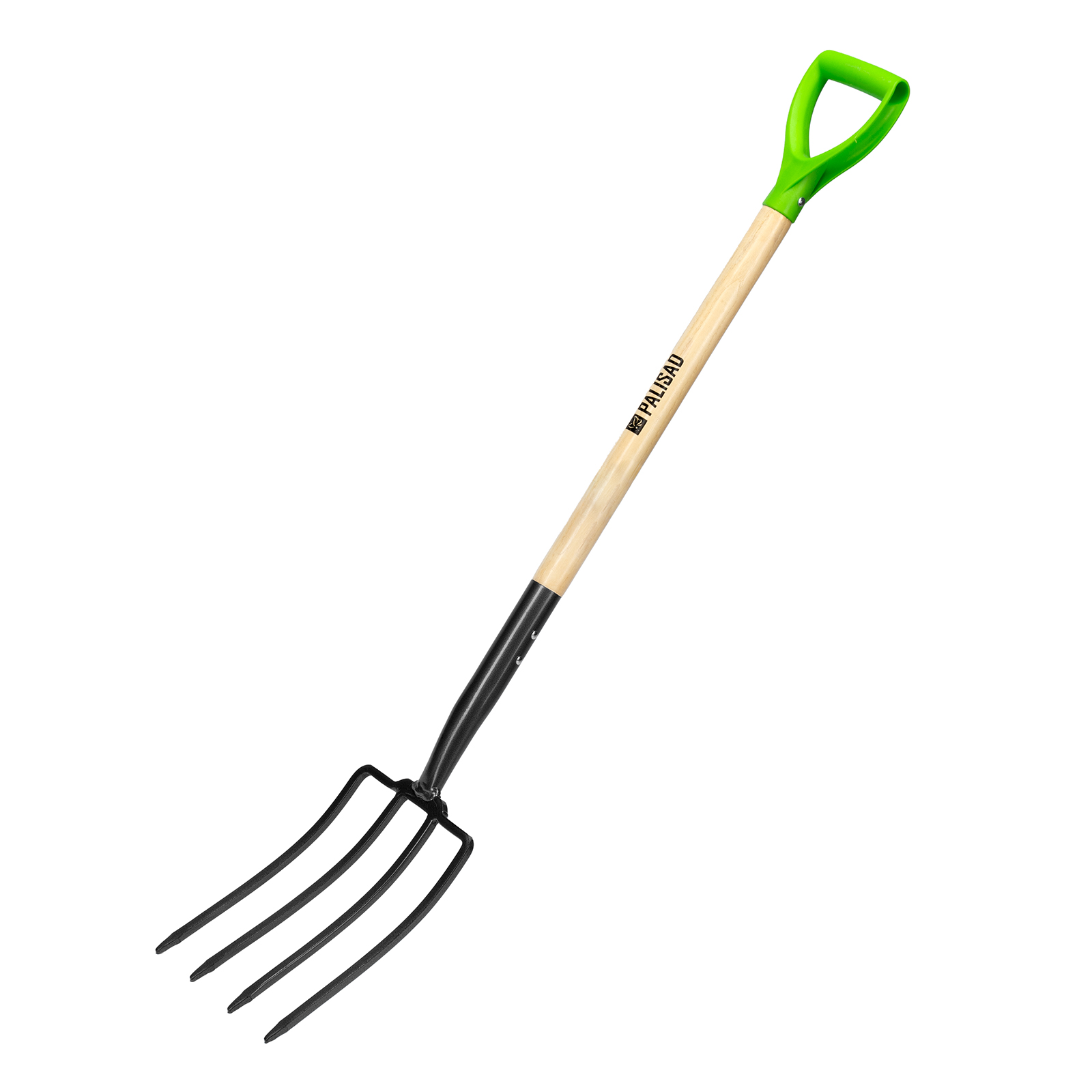 Вилы 4-рогие, огородные, кованые, 195х295х1165 мм, деревянный лакированный черенок Palisad (61394)