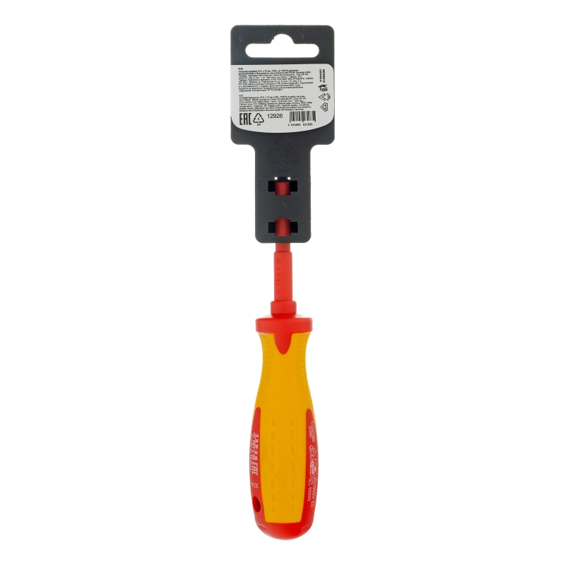 Отвертка Insulated, PH1 x 75 мм, CrMo, до 1000 В, двухкомпонентная рукоятка Matrix Professional (12926)