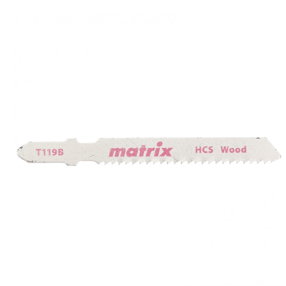 Полотна для электролобзика  по дереву, 3 шт, T119B, 50 x 2 мм, HCS Matrix (78228)