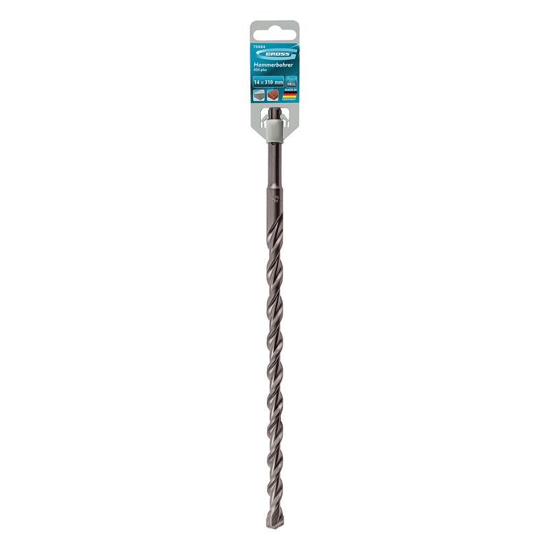 Бур по бетону Pro, 14 х 300 мм, SDS Plus Gross (70684)