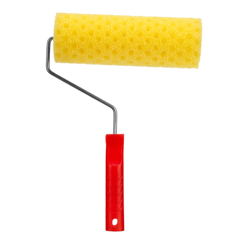 Валик "Структурный" поролоновый с ручкой, "горошек", 230 мм, D 80 мм, D ручки 6 мм MTX (80222)