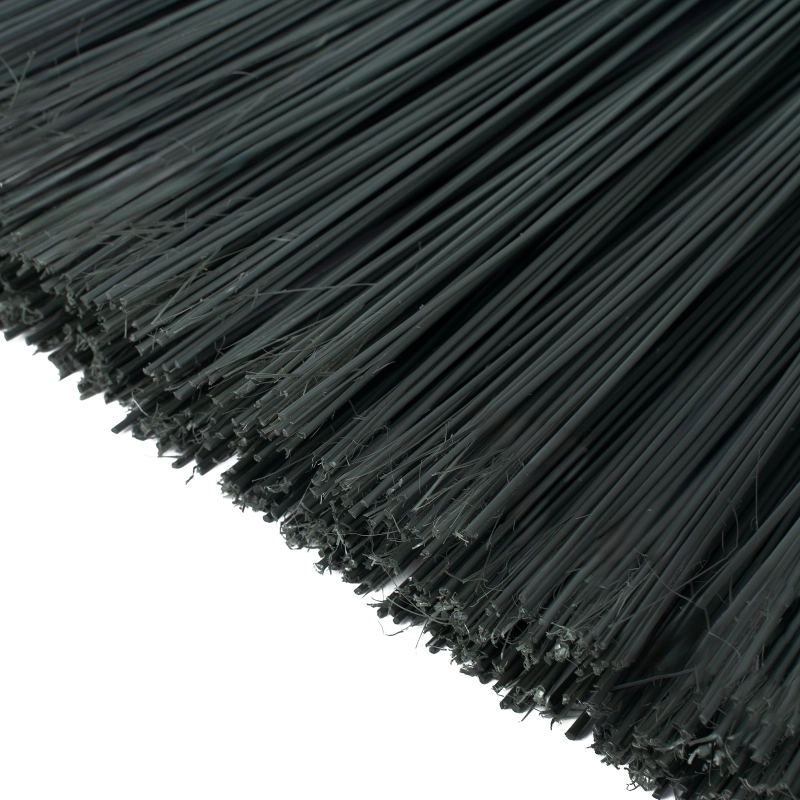 Метла полипропиленовая, 345 х 200 мм, веерная распушенная, без черенка, Сибртех (63229)