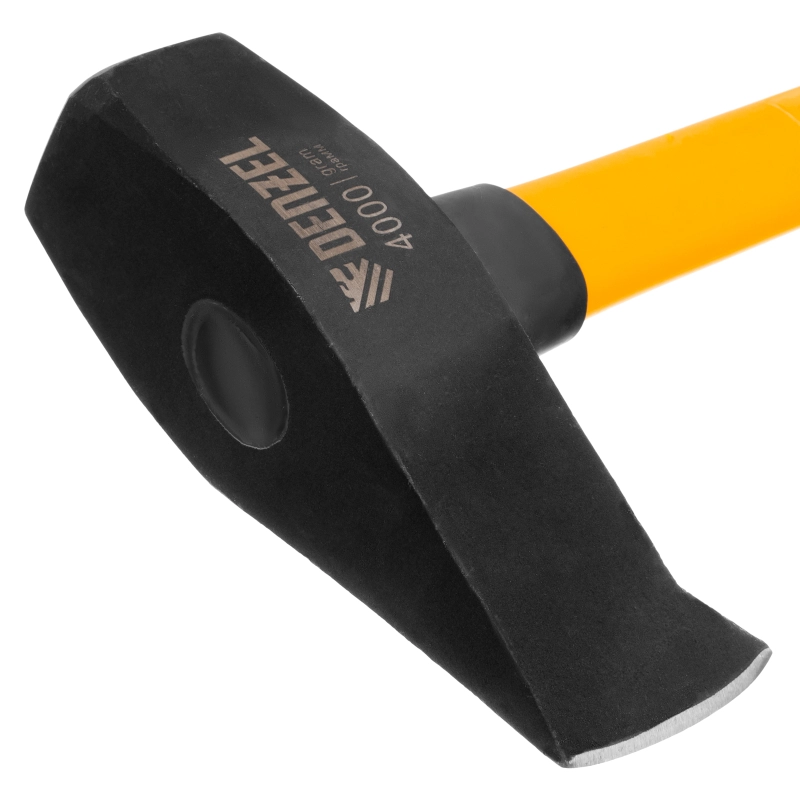 Колун-кувалда 4000 г, кованая, фибергласовая  рукоятка c TPR покрытием, 880 мм Denzel (21852)