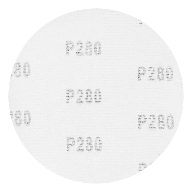 Круг абразивный на ворсовой подложке под "липучку", P 280, 125 мм, 10 шт Matrix (73872)