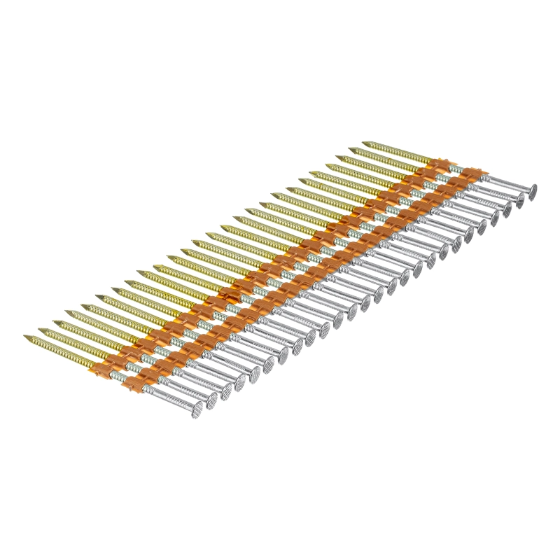 Гвозди для пнев. нейлера (оцинк.) длина - 75 мм, диам. - 3,05 мм, 2000 шт. Denzel (57687)