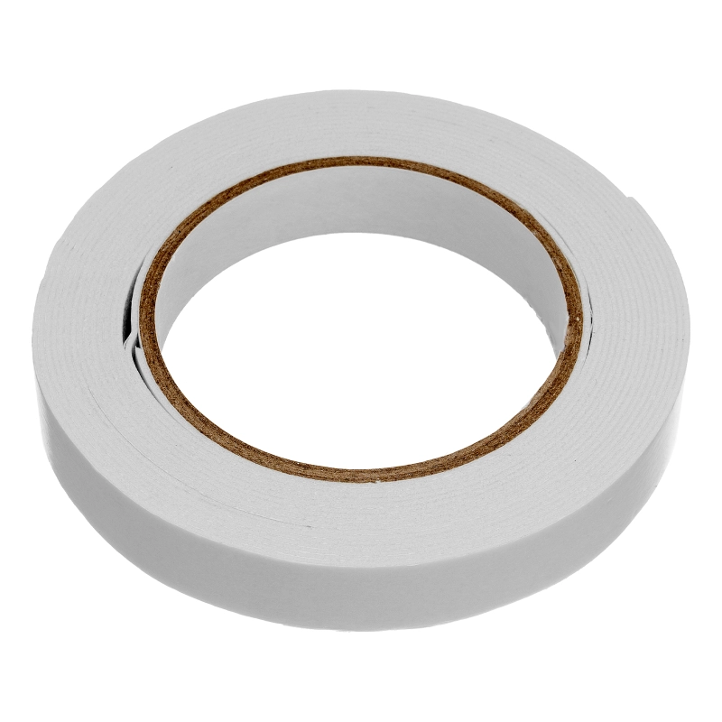 Лента клейкая на вспененной основе, двусторонняя белая 25 мм х 5 м Matrix (89081)