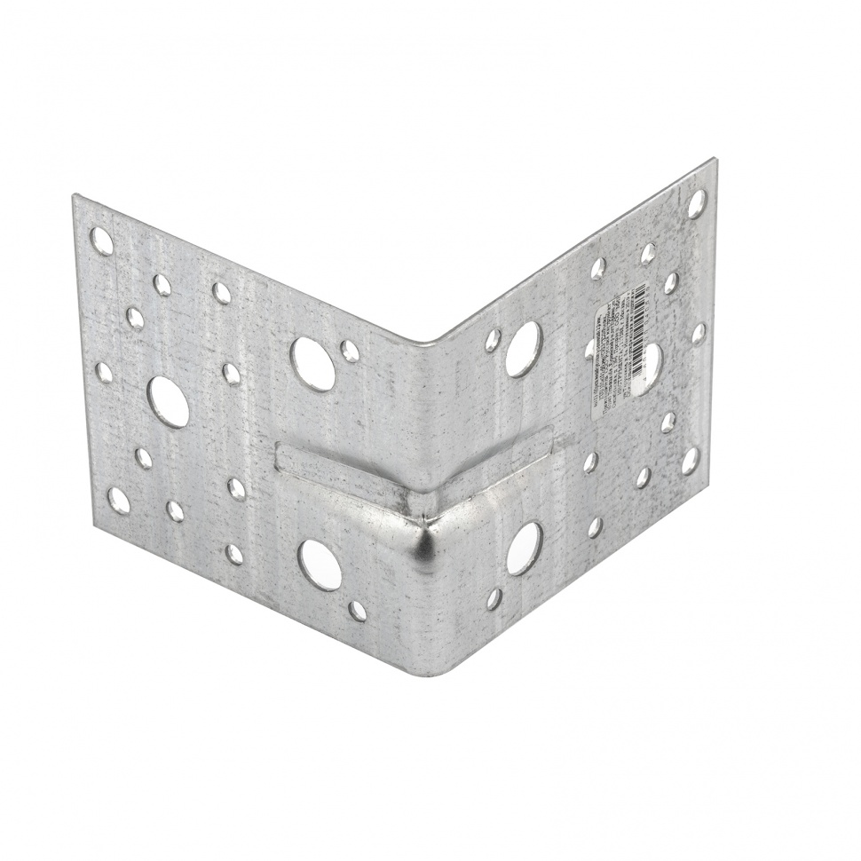 Крепежный уголок усиленный 1.7 мм, KUU 105 x 105 x 90 мм Сибртех (46413)