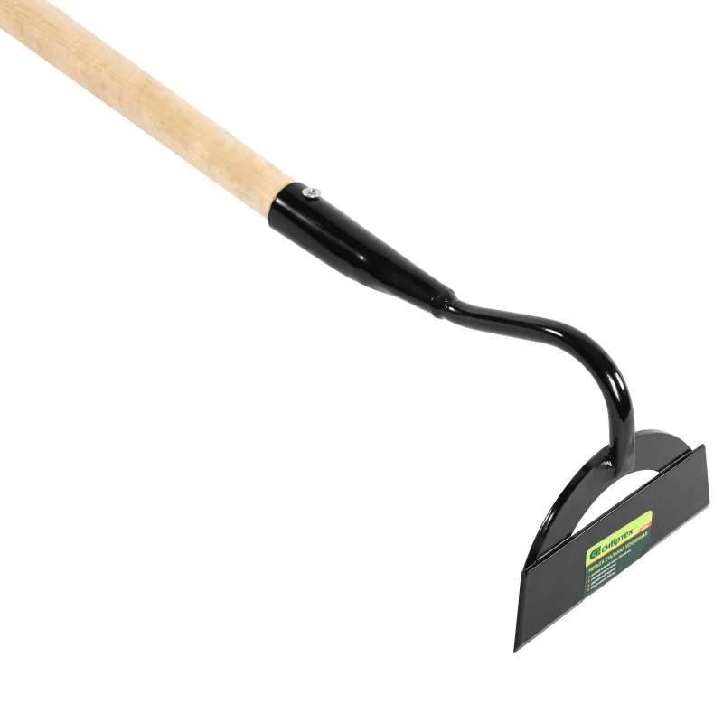 Мотыга стальная усиленная, 150 х 45 х 860 мм, деревянный черенок, Сибртех (62284)