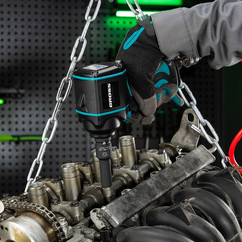 Набор ударных глубоких шестигранных торцевых головок, 1/2", 10-24 мм, в кейсе 12 шт. Stels (13998)