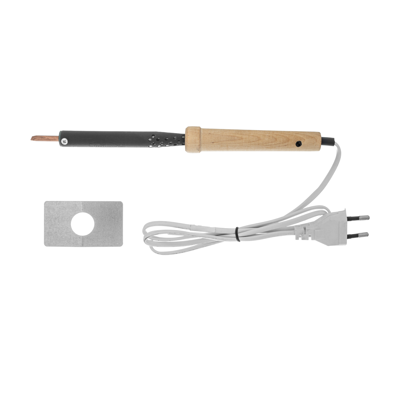 Паяльник электрический ЭПСН-03-65/220, деревянная ручка, Сибртех (91308)