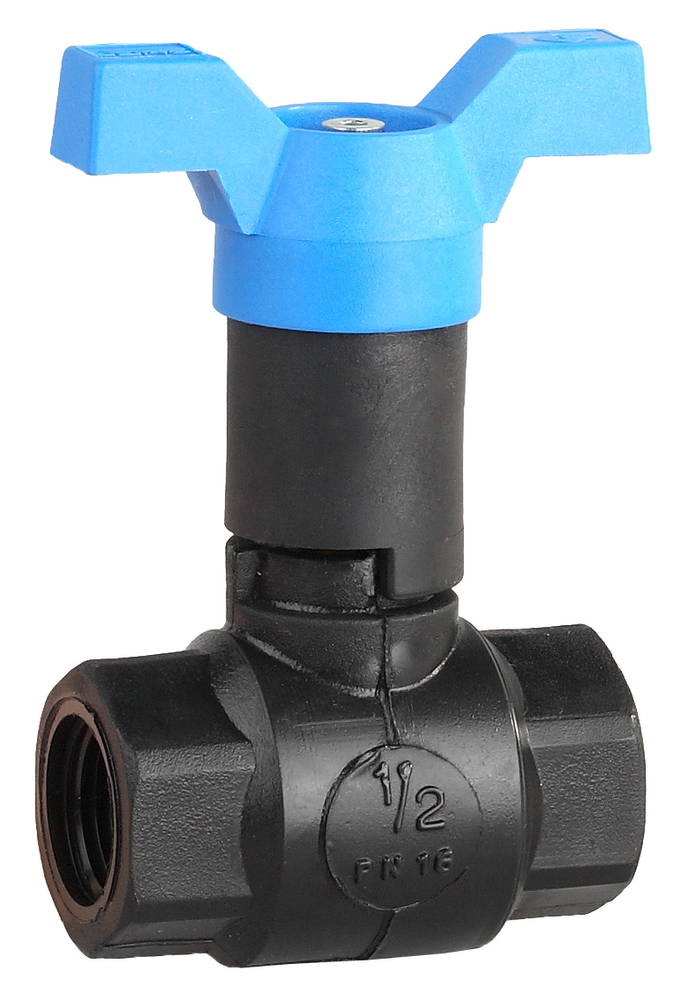 ЗУБР d 1/2″, ″мама-мама″, морозоустойчивый шаровой кран (4-51530-PA-1/2)