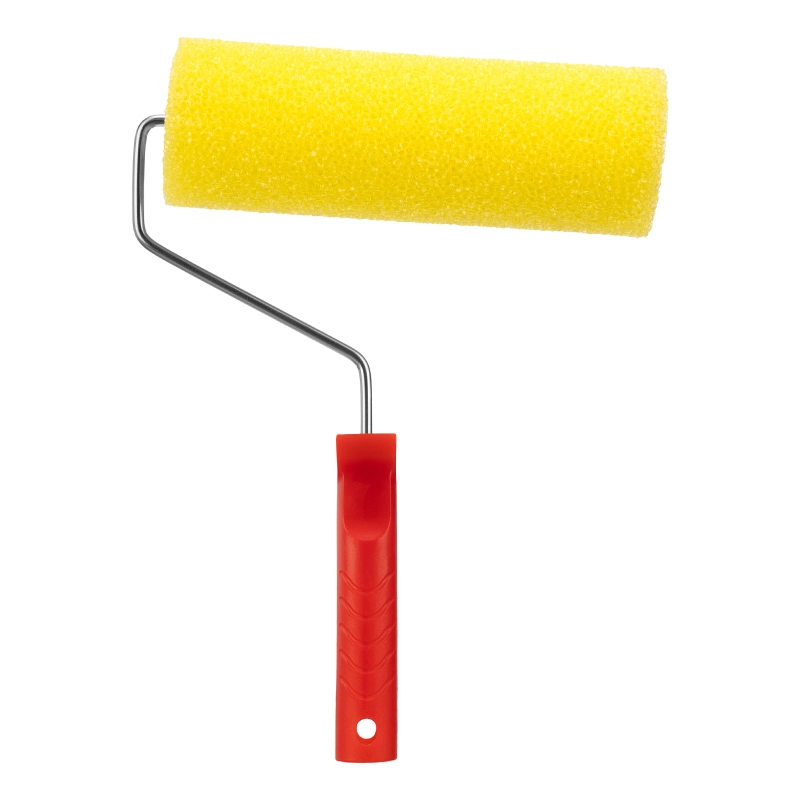 Валик "Структурный" поролоновый с ручкой, "гладкий", 230 мм, D 80 мм, D ручки 6 мм MTX (80220)