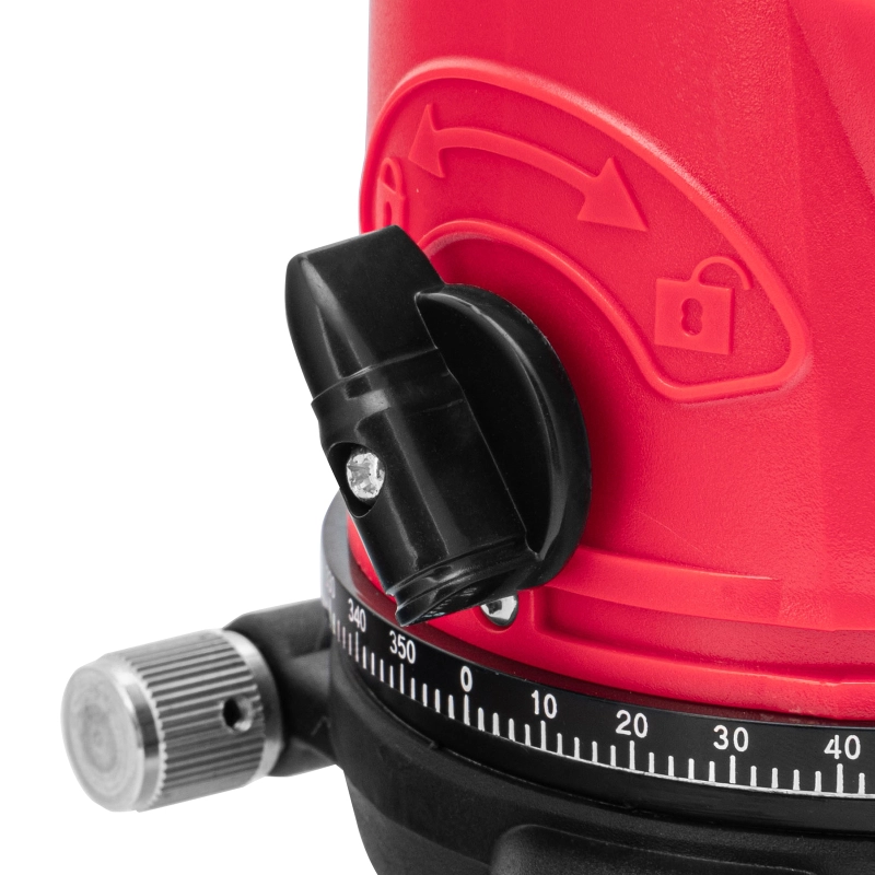 Лазерный уровень CRX-30G, 30 м, зеленый луч, батарейки, резьба 5/8" MTX (35032)