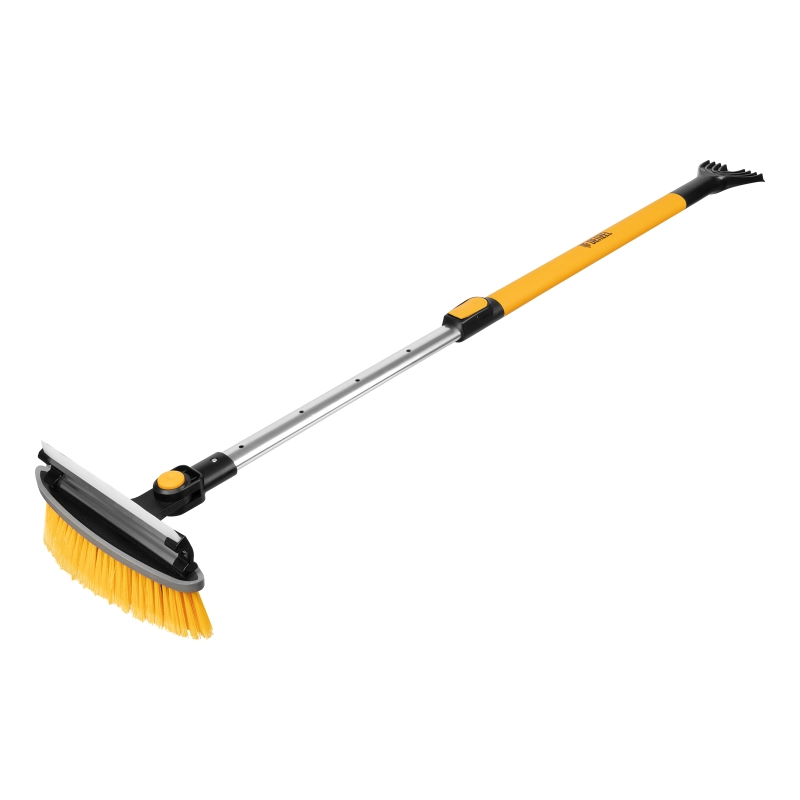 Щетка-сметка со скребком, телескоп, поворотная голова, водосгон 950-1320 мм Denzel (55327)