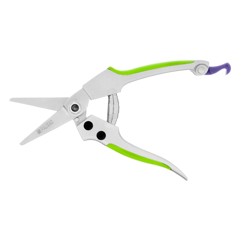Секатор цветочный, 180 мм, металлические обрезиненные рукоятки, Palisad (60491)