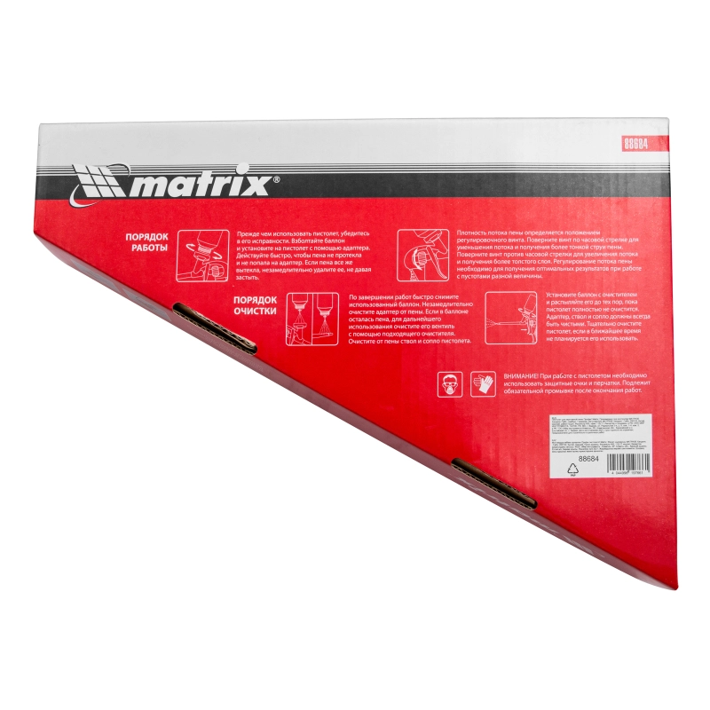 Пистолет для монтажной пены, тефлоновое покрытие Matrix (88684)