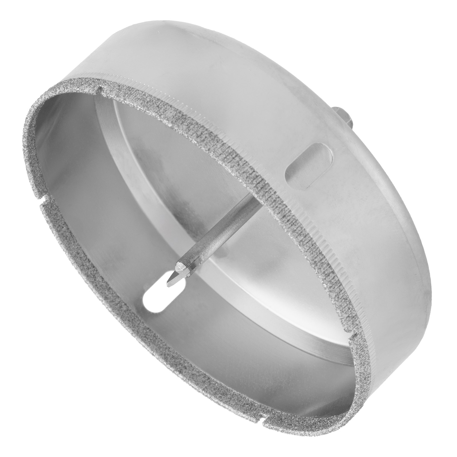 Сверло по керамической плитке и стеклу, 100 х 55 мм, шестигранный хвостовик, с центрующим сверлом Сибртех (72733)