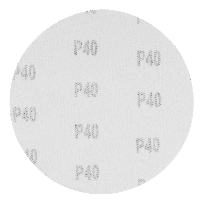 Круг абразивный на ворсовой подложке под "липучку", P 40, 150 мм, 5 шт Matrix (73880)