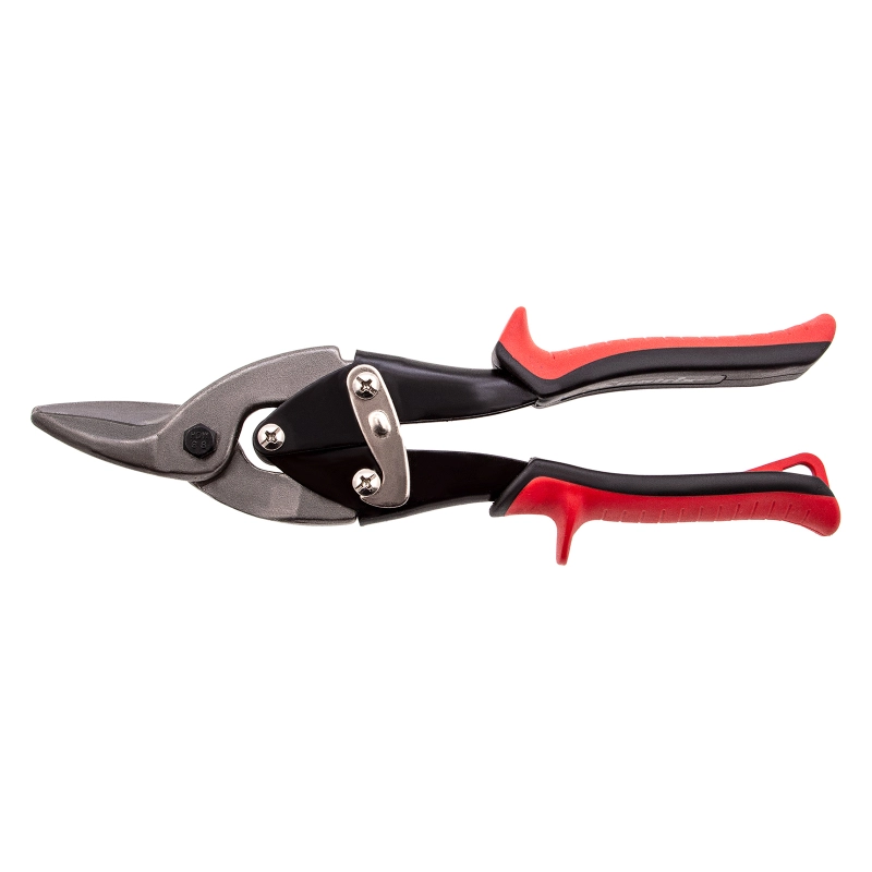 Ножницы по металлу, 250 мм, левые, обрезиненные рукоятки Matrix (78334)