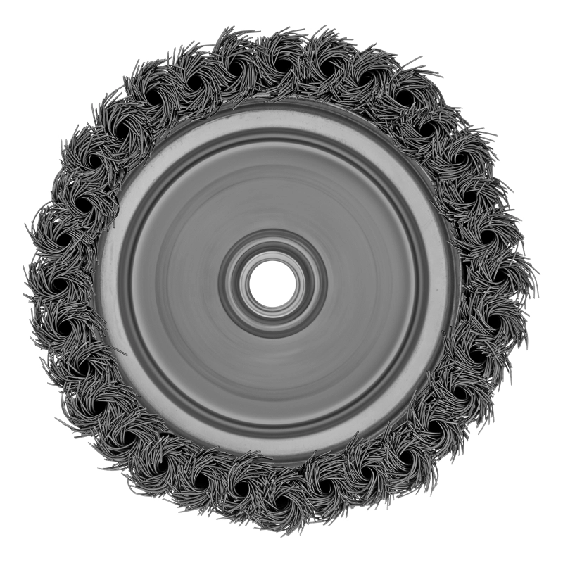 Щетка для УШМ Heavy Duty, 125 мм, М14, "чашка", крученая проволока 0.5 мм Matrix (74674)