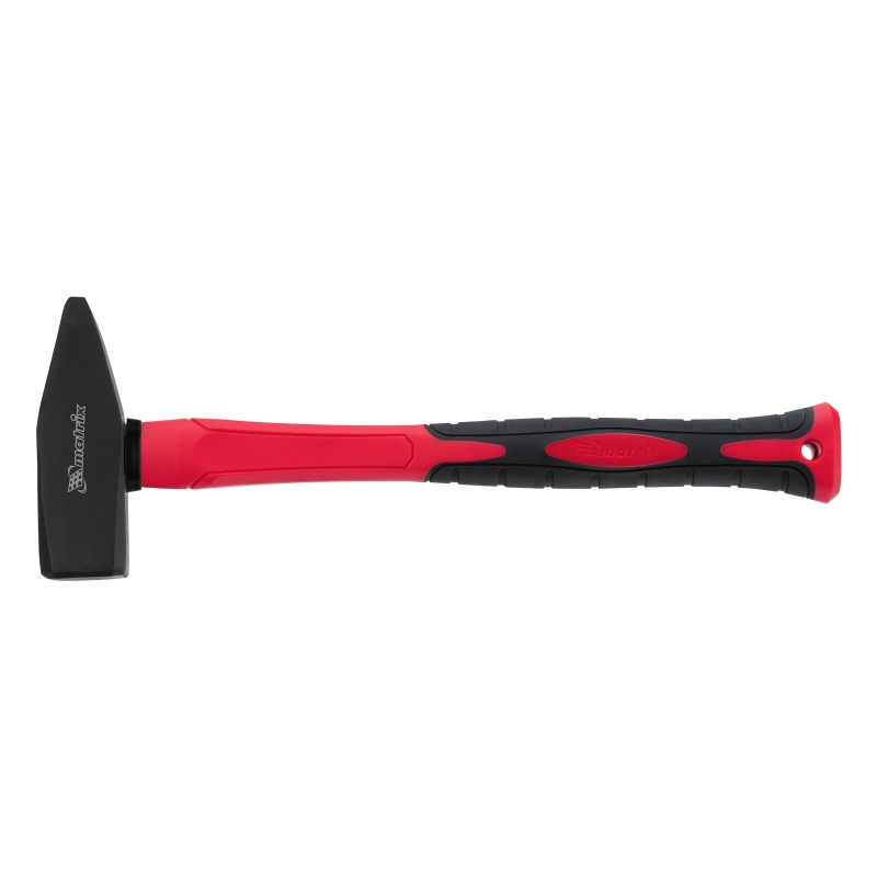 Молоток слесарный optimal, 1500 г, фибергласовая обрезиненная рукоятка, квадратный боек Matrix (10384)