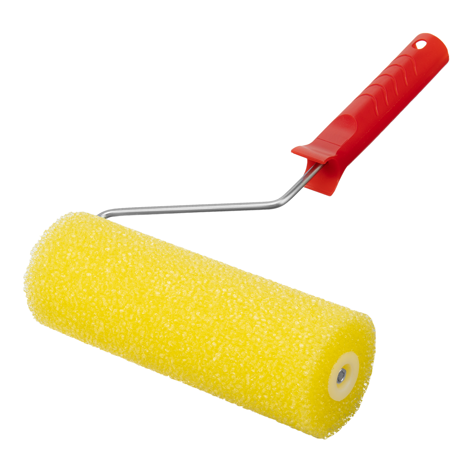 Валик "Структурный" поролоновый с ручкой, "шероховатый", 230 мм, D 80 мм, D ручки 6 мм MTX (80221)