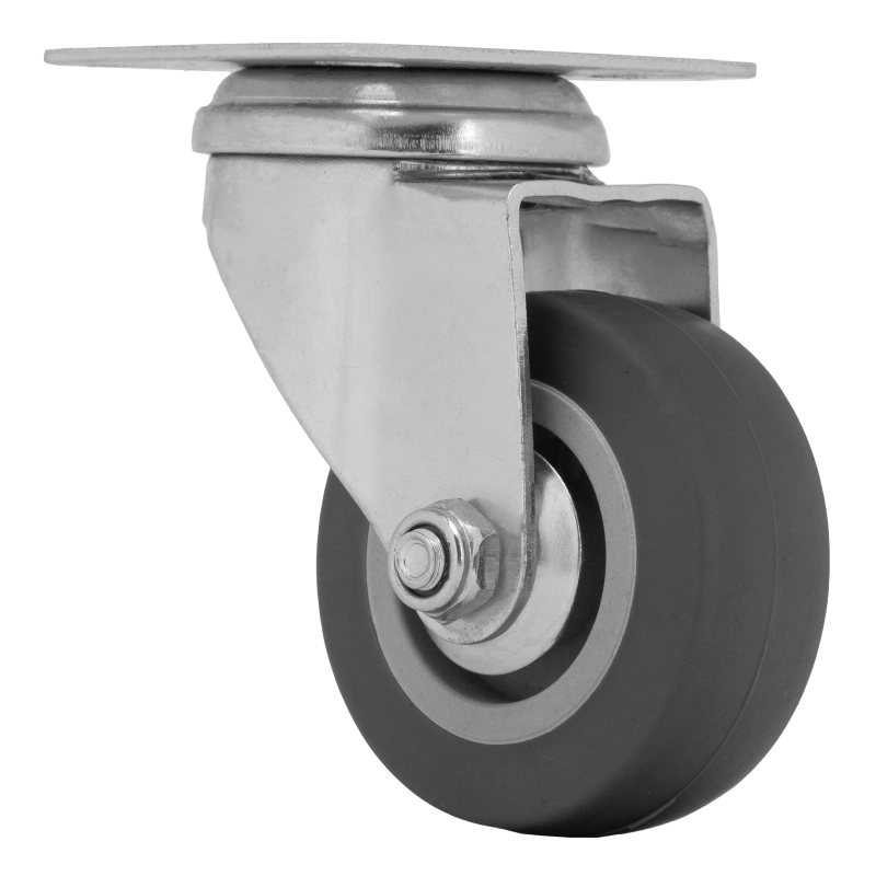 Колесо поворотное D 50 мм, крепление  платформенное Сибртех (68713)