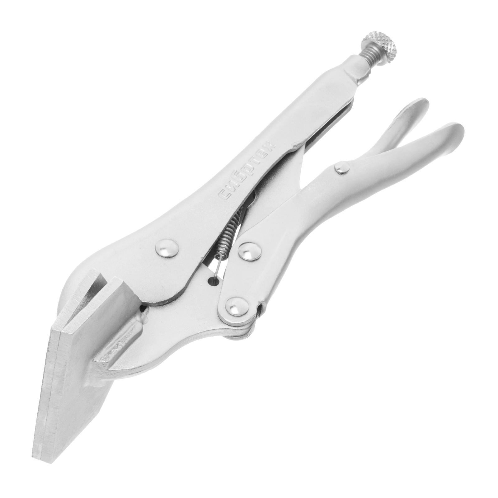 Зажим ручной, фиксация плоскости, 205 мм Сибртех (18431)