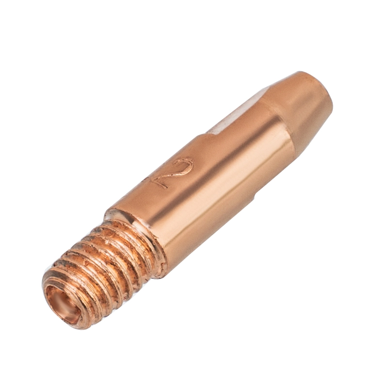 Токосъемный наконечник под проволоку 1,2 мм, М6х28, E-CU, 20 шт для MIG горелки тип 24 Denzel (93648)
