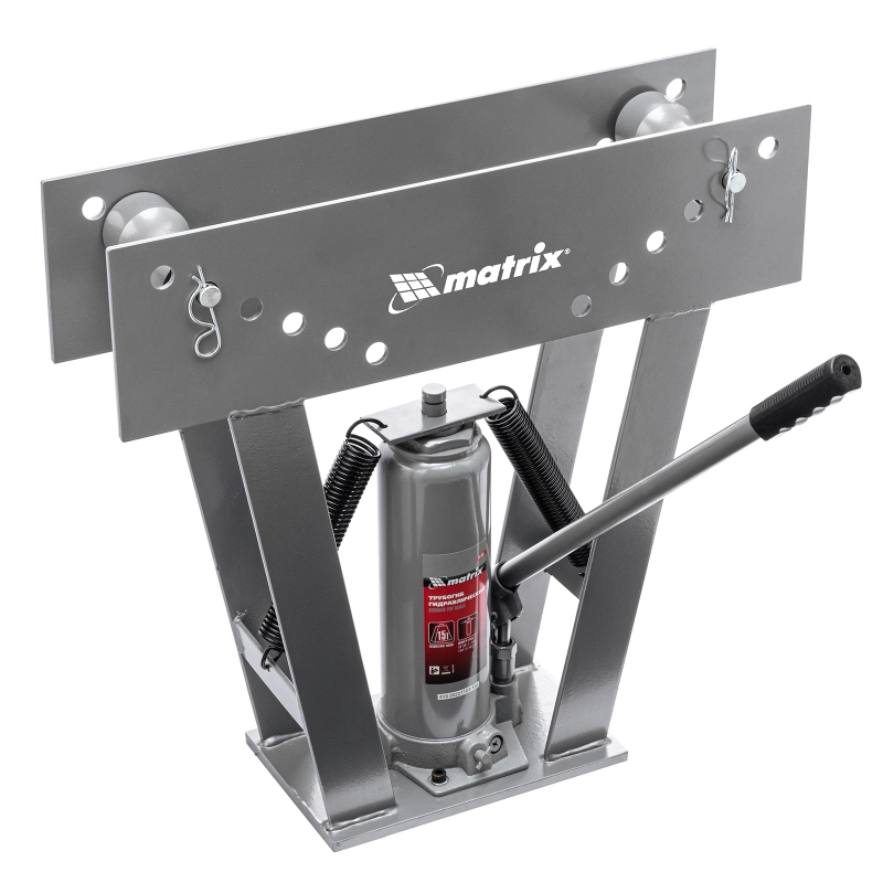 Трубогиб гидравлический, 1/2-3", 15 т, в комплекте с башмаками Matrix (181365)