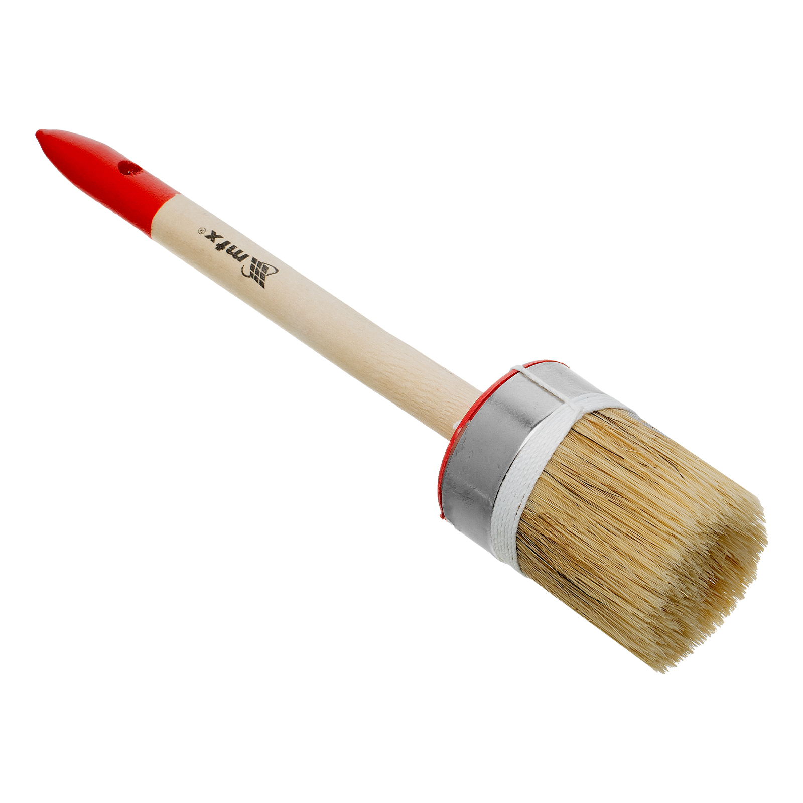 Кисть круглая, Профи №14 (50 мм) натуральная щетина, деревянная ручка MTX (82051)