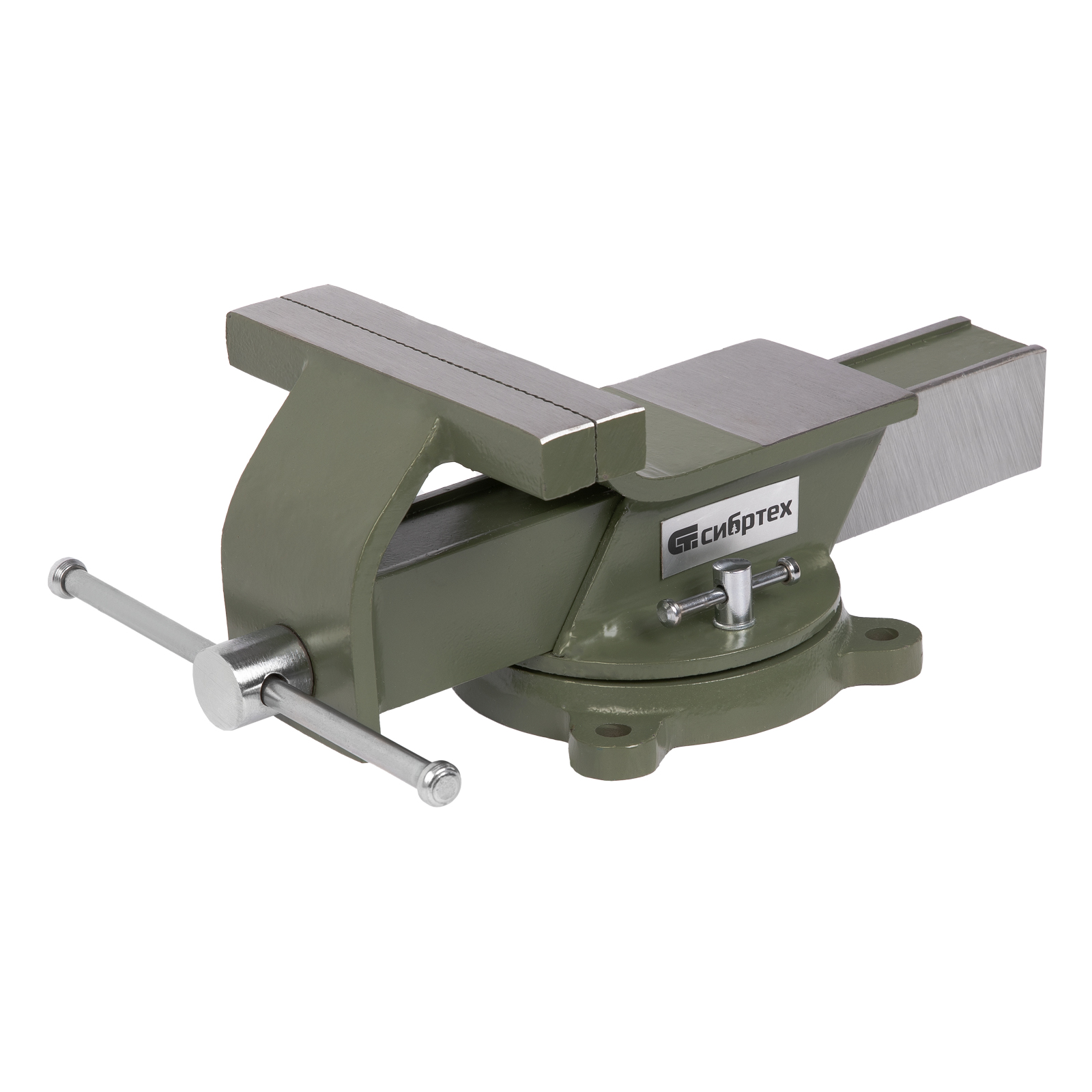 Тиски слесарные, 150 мм, стальные, поворотные Сибртех (18620)