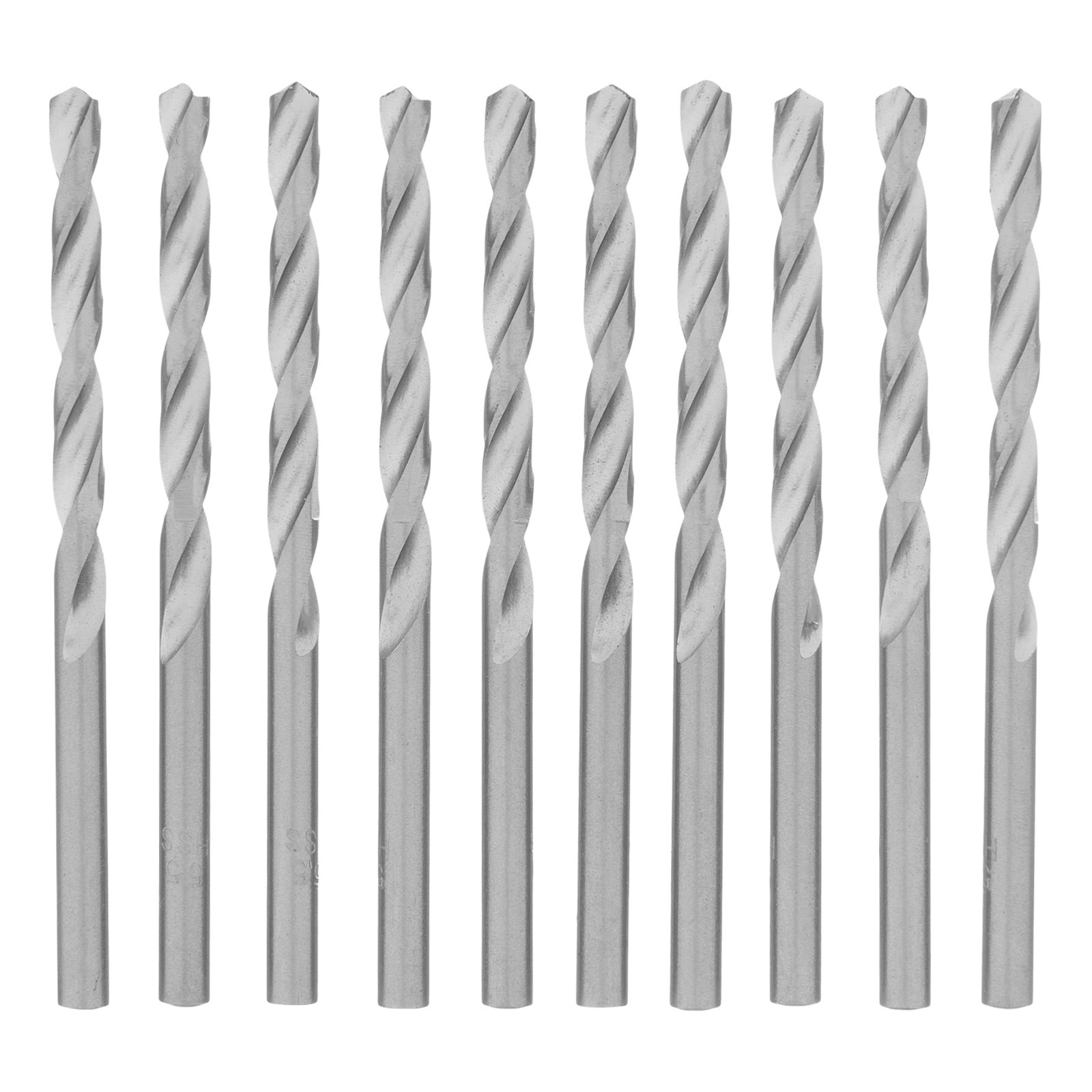 Сверло по металлу, 5.5 мм, полированное, HSS, 10 шт, цилиндрический хвостовик Matrix (71555)